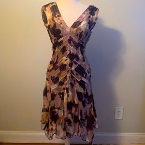 Diane von Furstenberg silk animal print dress 6NWT